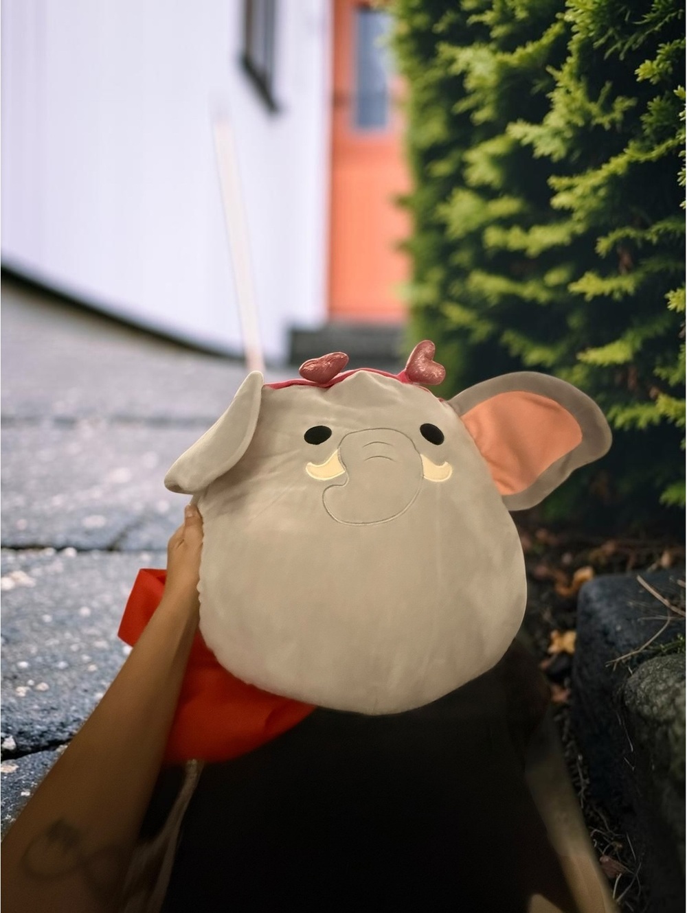 Squishmallows Mila Elephant Heart Headband Plush